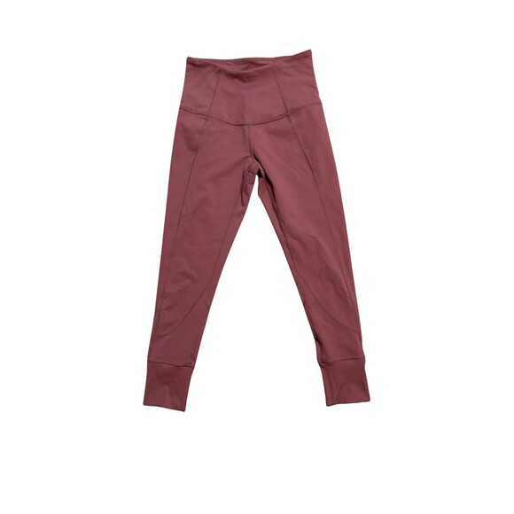 Zella Pants - Zella Women’s High Rise Leggings Ribbed Side Waist and Ankles Size S, Maeve